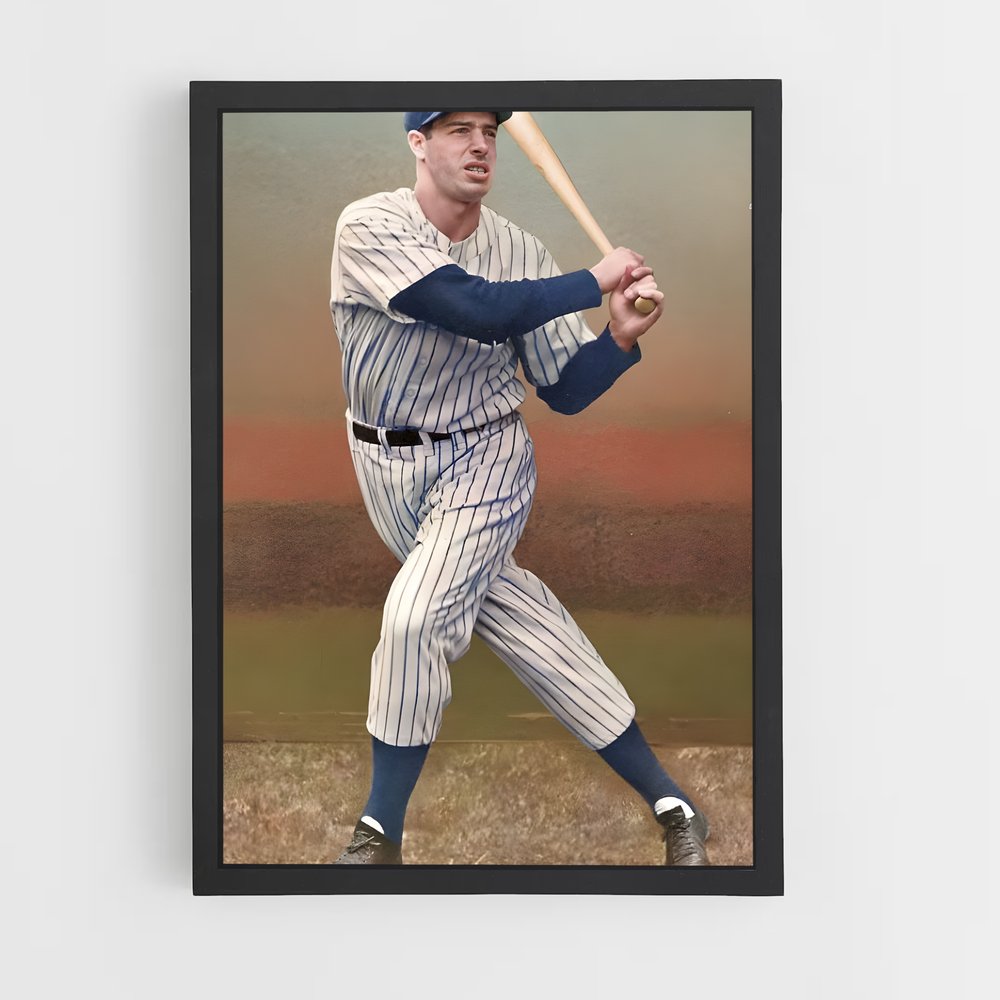 Poster Joe dimaggio – affiche Baseball (vue 2)